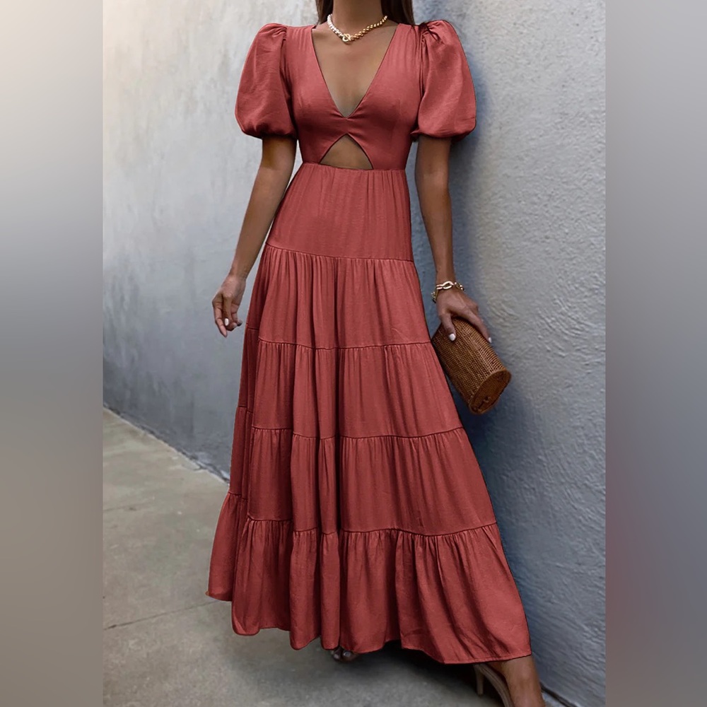 Terracotta Maxi Dress from Jaus